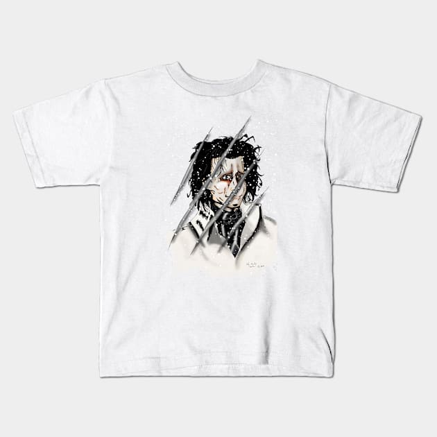 Scissorhands Kids T-Shirt by sketchart